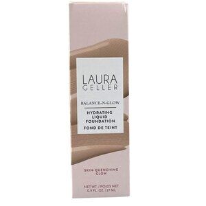 Laura Geller Balance-N-Glow Hydrating Liquid Foundation - Light NIB 0.9 fl oz